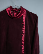 Beautiful Red Wave Vintage Dress