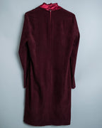 Beautiful Red Wave Vintage Dress