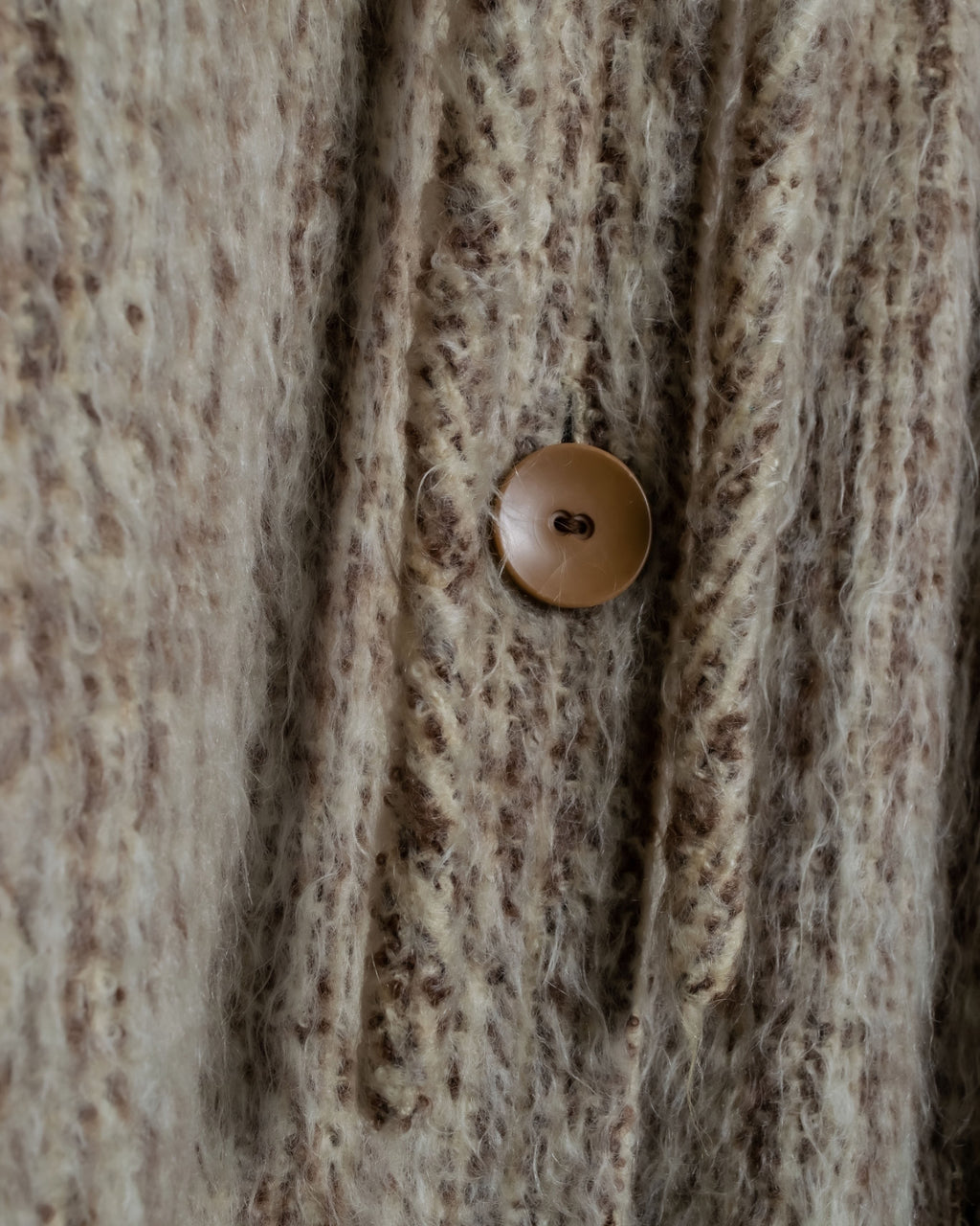 Shaggy Stand Collar Coat