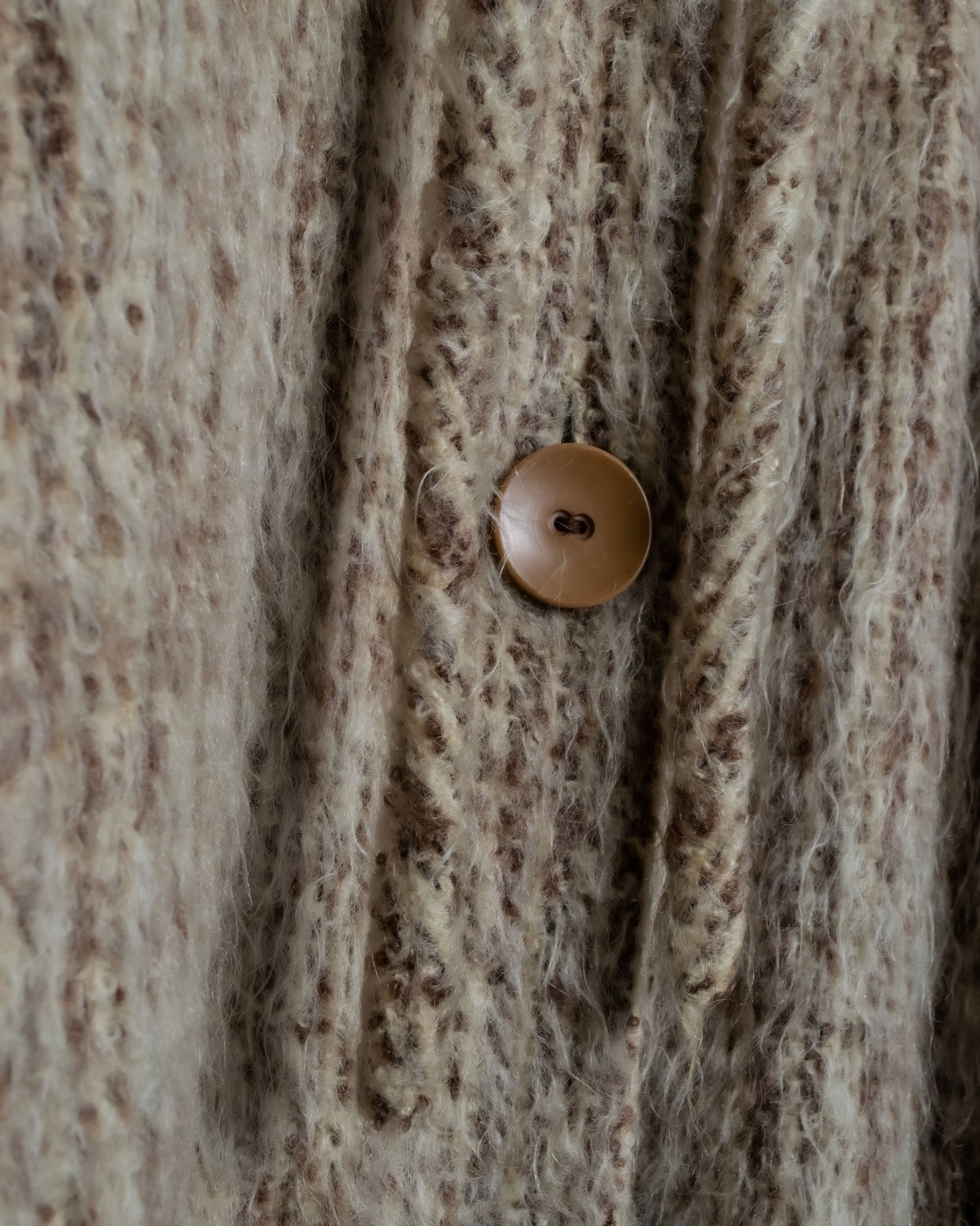 Shaggy Stand Collar Coat