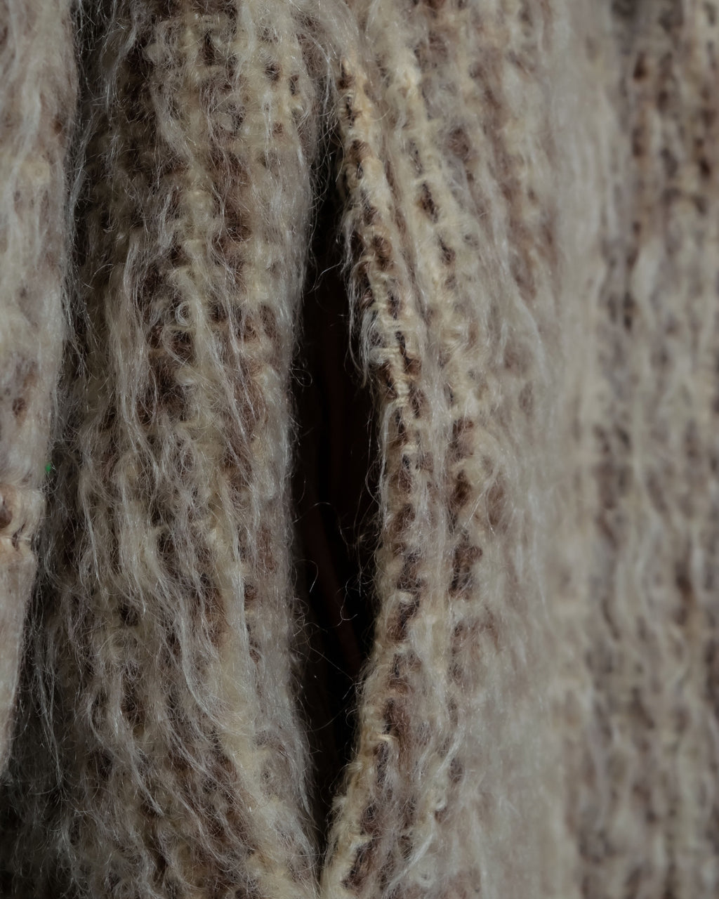 Shaggy Stand Collar Coat