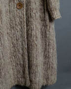 Shaggy Stand Collar Coat