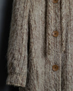 Shaggy Stand Collar Coat