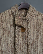 Shaggy Stand Collar Coat