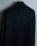 3XL Super Oversized Black Knit