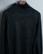 3XL Super Oversized Black Knit