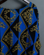 Noble Pattern Loose Silhouette Tops