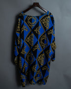 Noble Pattern Loose Silhouette Tops