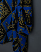 Noble Pattern Loose Silhouette Tops