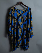 Noble Pattern Loose Silhouette Tops