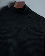 3XL Super Oversized Black Knit