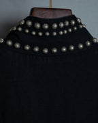 Religious Design Studded Spring Coat