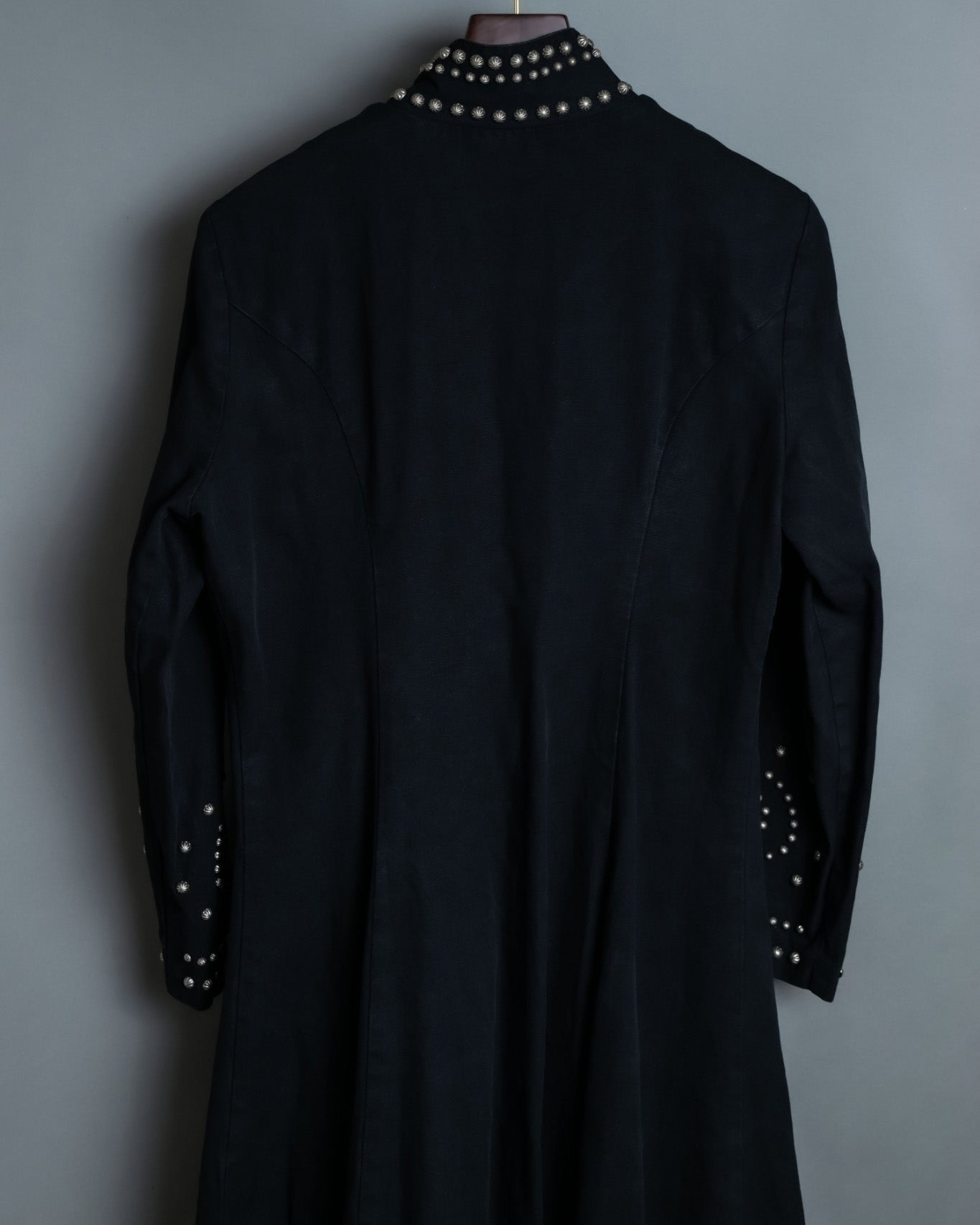 Religious Design Studded Spring Coat
