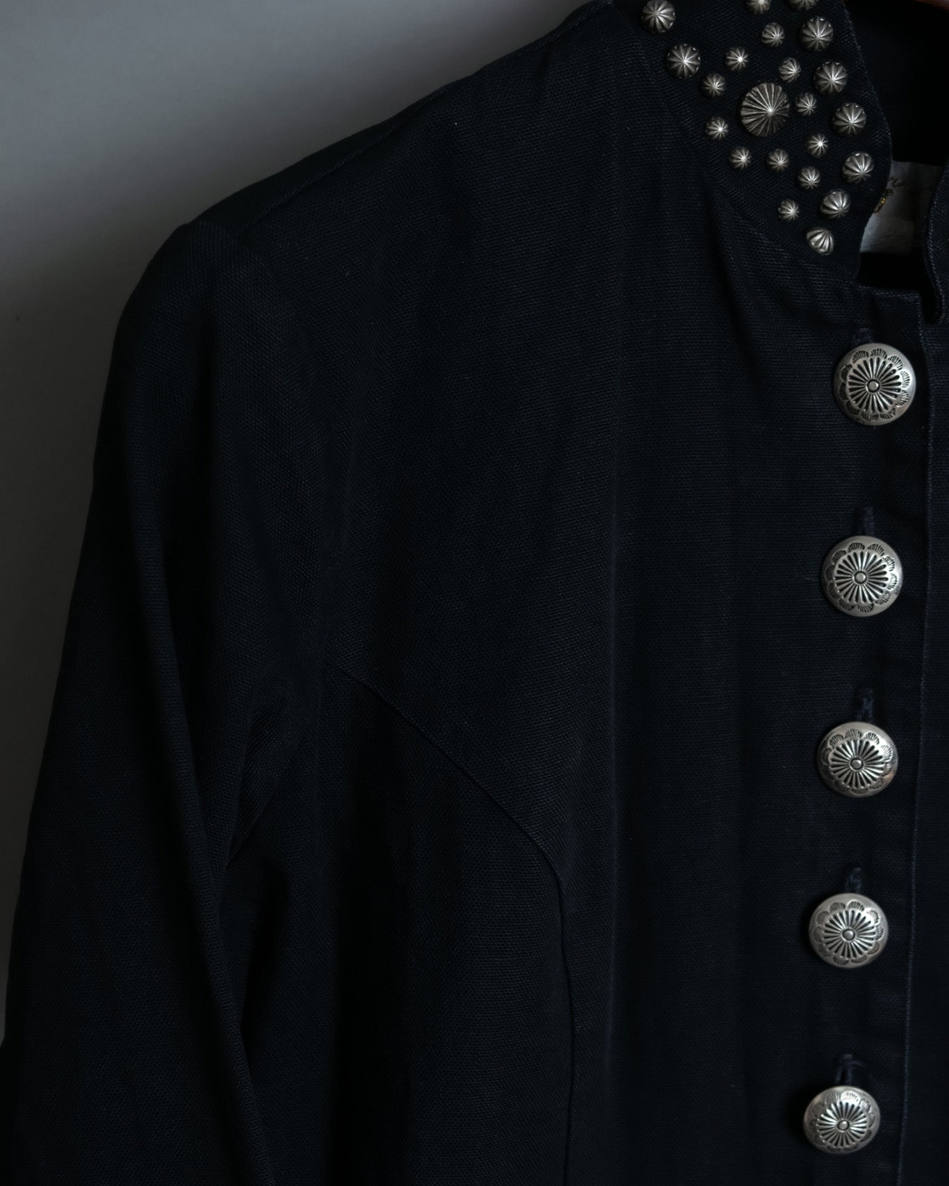Religious Design Studded Spring Coat