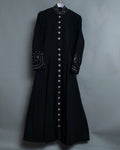 Religious Design Studded Spring Coat