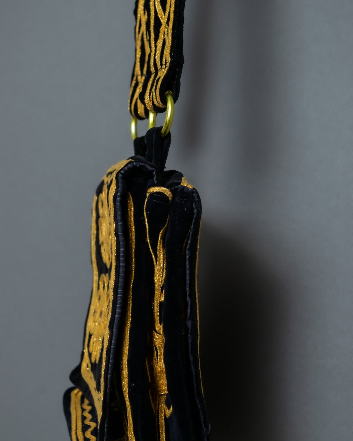 Accent Color Embroidered Bag