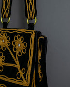 Accent Color Embroidered Bag