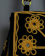 Accent Color Embroidered Bag