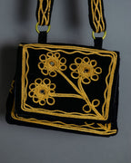 Accent Color Embroidered Bag