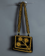 Accent Color Embroidered Bag