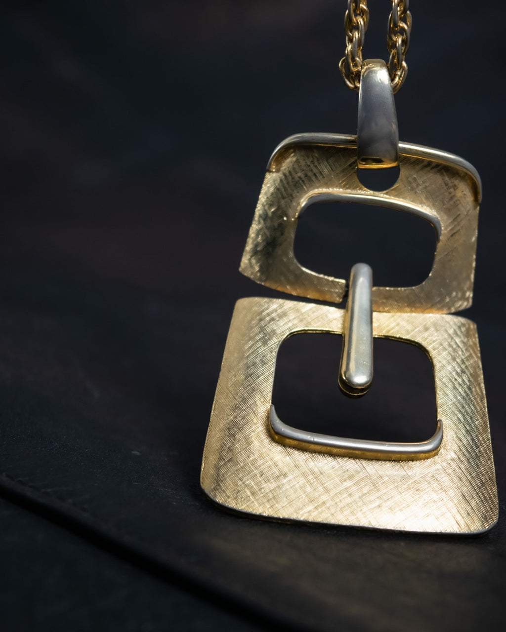 Giant Double Iron Ingot Necklace