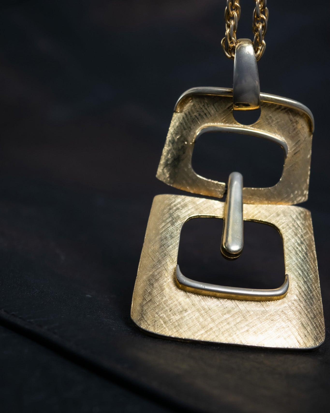 Giant Double Iron Ingot Necklace