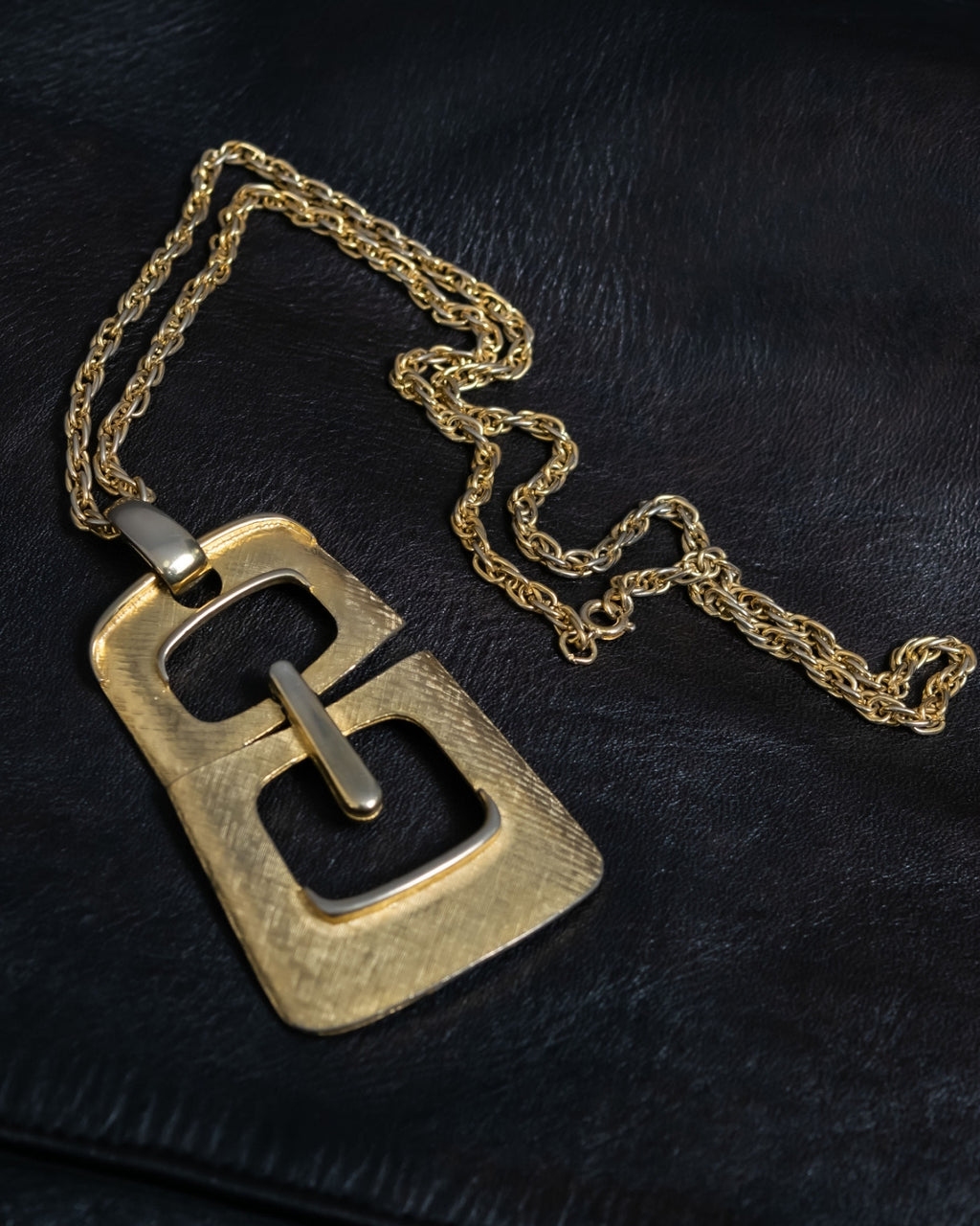 Giant Double Iron Ingot Necklace