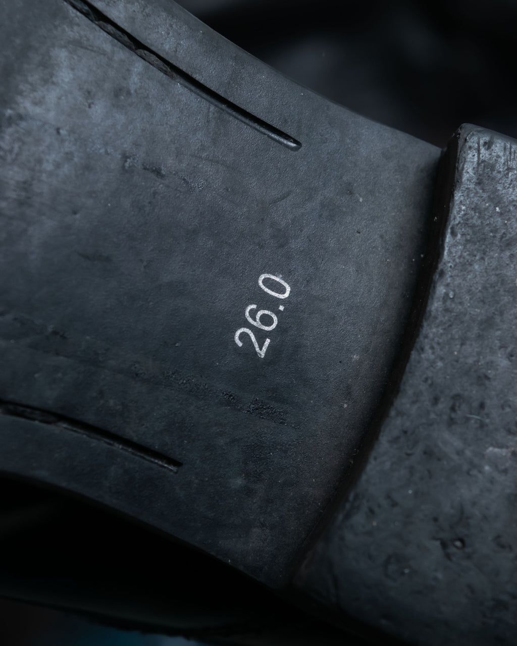 Natural Dull Deep Blue Leather Shoes