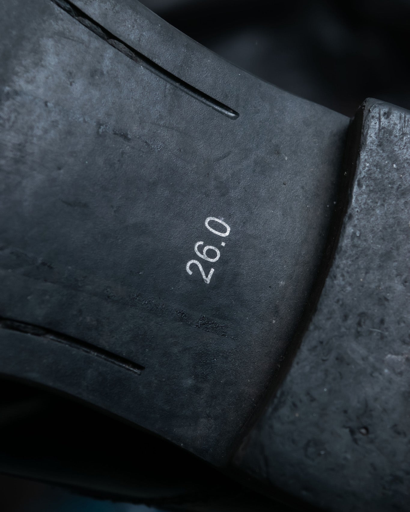 Natural Dull Deep Blue Leather Shoes