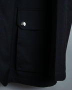 "MICHAEL KORS" Beautiful Fallen Silhouette Glossy Jacket