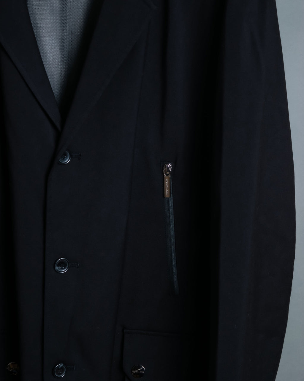 "MICHAEL KORS" Beautiful Fallen Silhouette Glossy Jacket