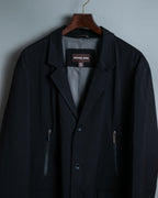 "MICHAEL KORS" Beautiful Fallen Silhouette Glossy Jacket