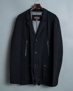 "MICHAEL KORS" Beautiful Fallen Silhouette Glossy Jacket