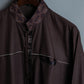 Dark Brown Neck Embroidery Unisex Dress