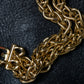 "GIVENCHY" Archive Double Gold Large Pearl Necklace