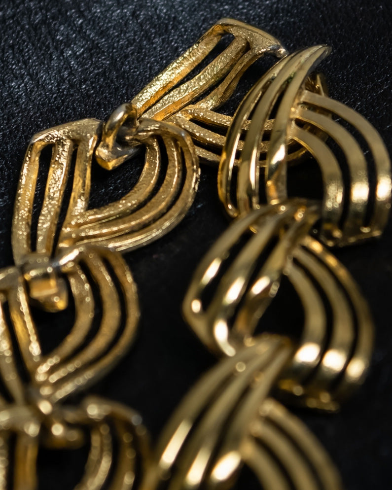 Vintage Multi-wire Gold Necklace