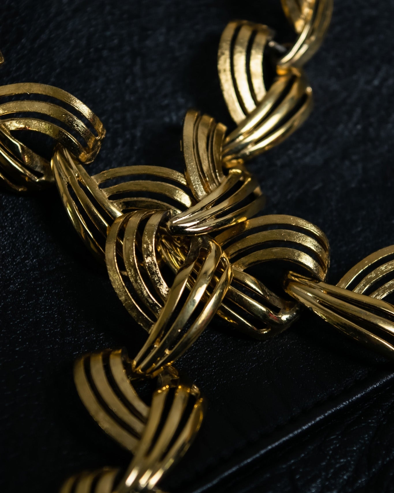 Vintage Multi-wire Gold Necklace