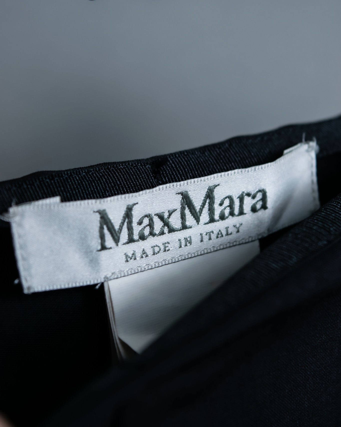 "MAX MARA" Archive Luxury Black Slacks