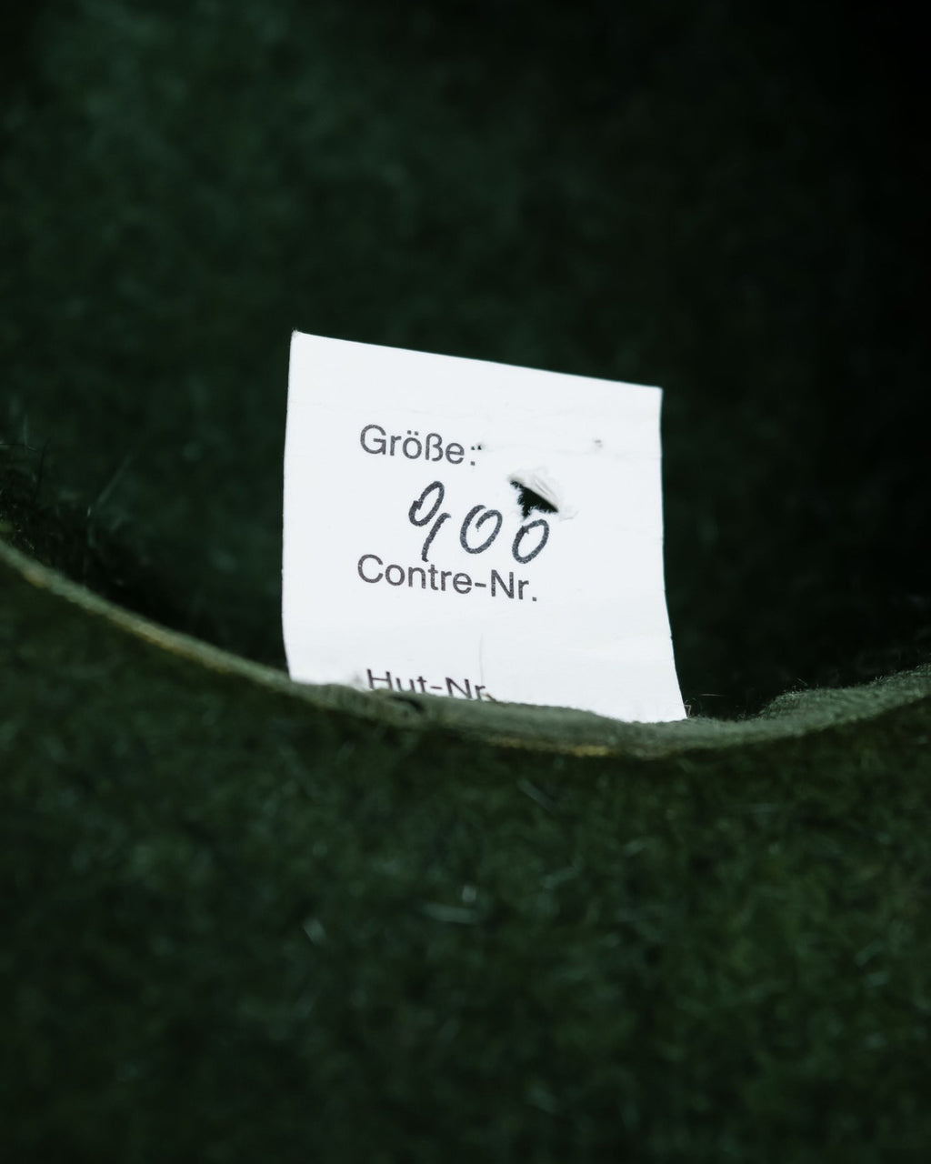 Feather Vintage Green Hat