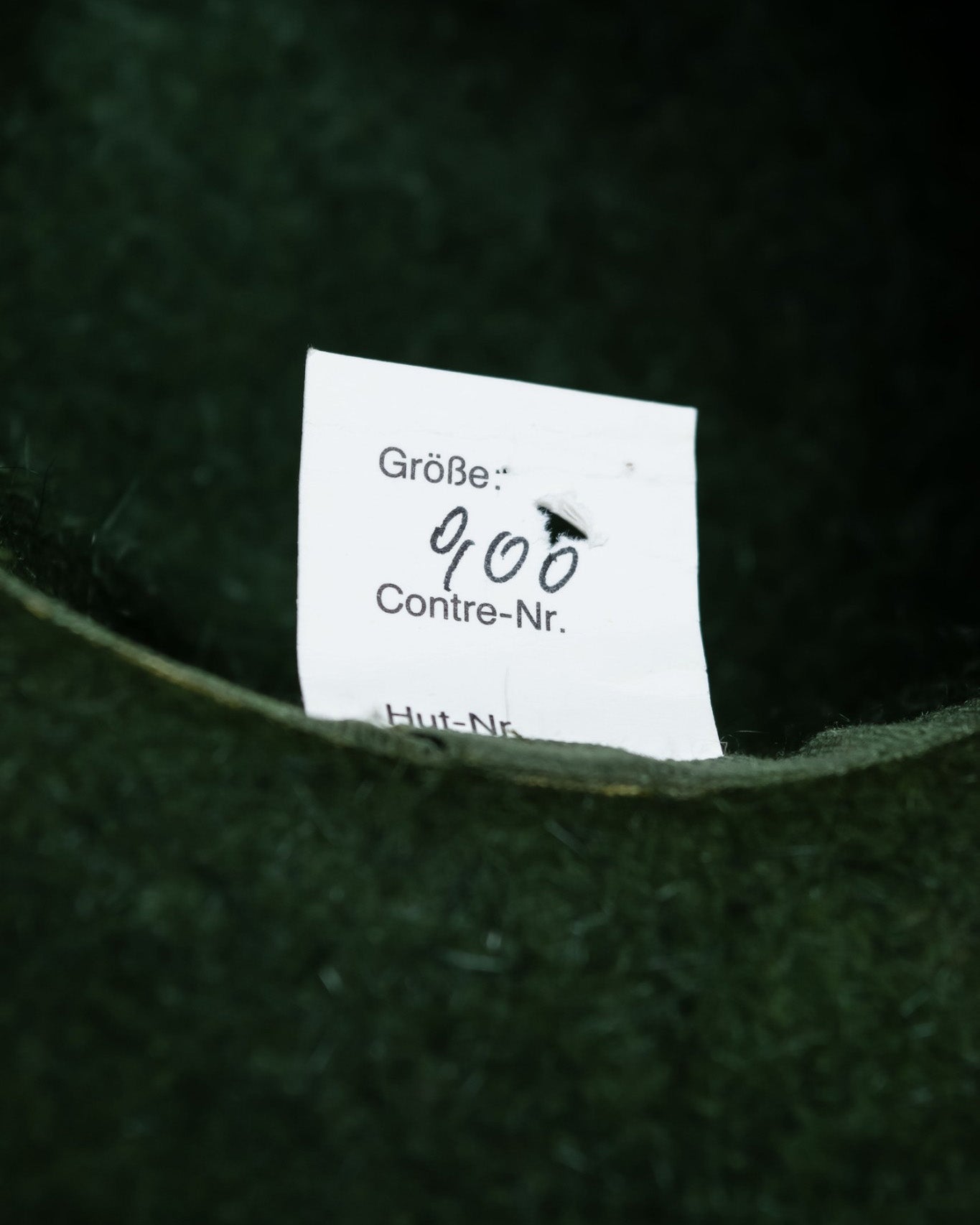 Feather Vintage Green Hat