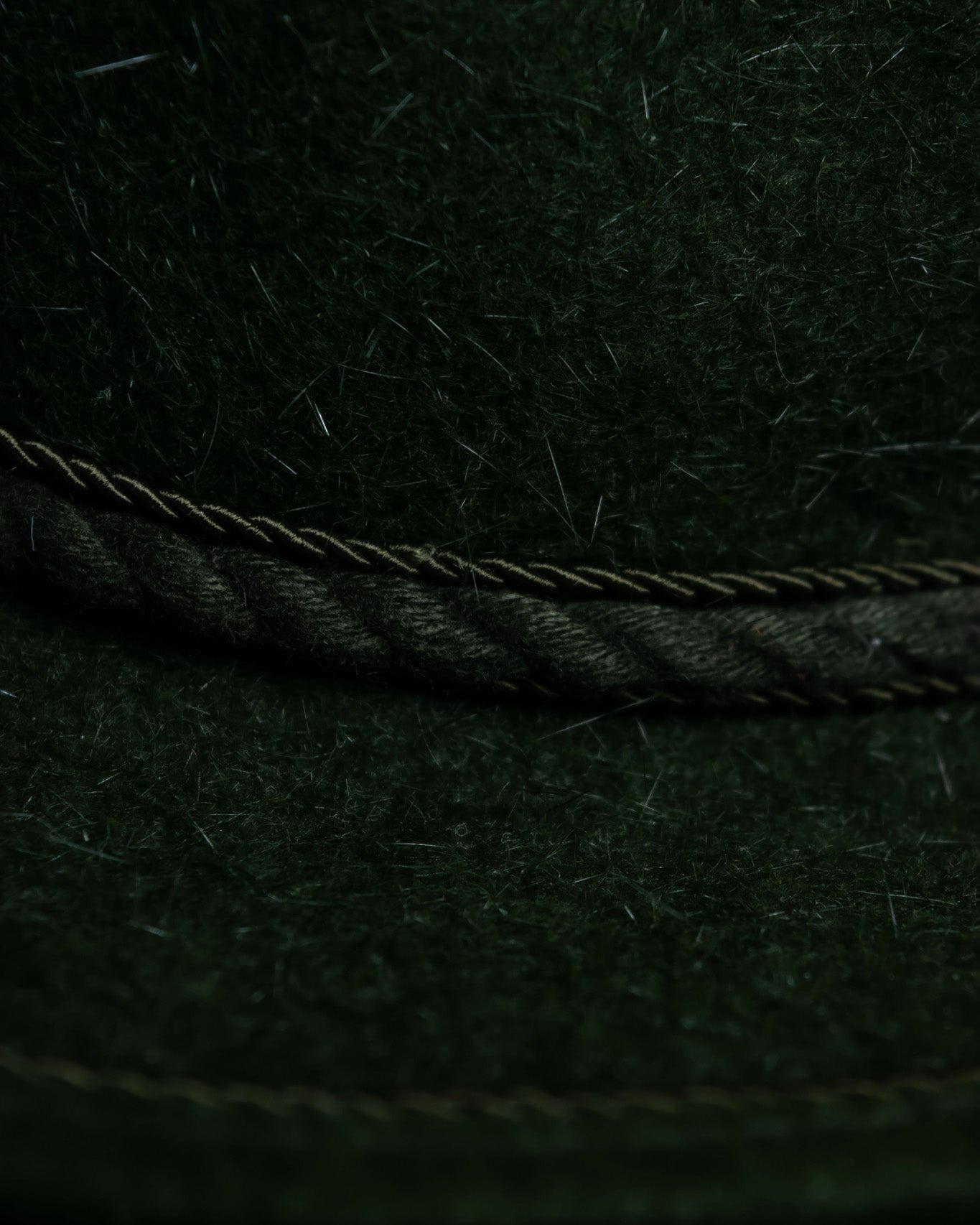 Feather Vintage Green Hat