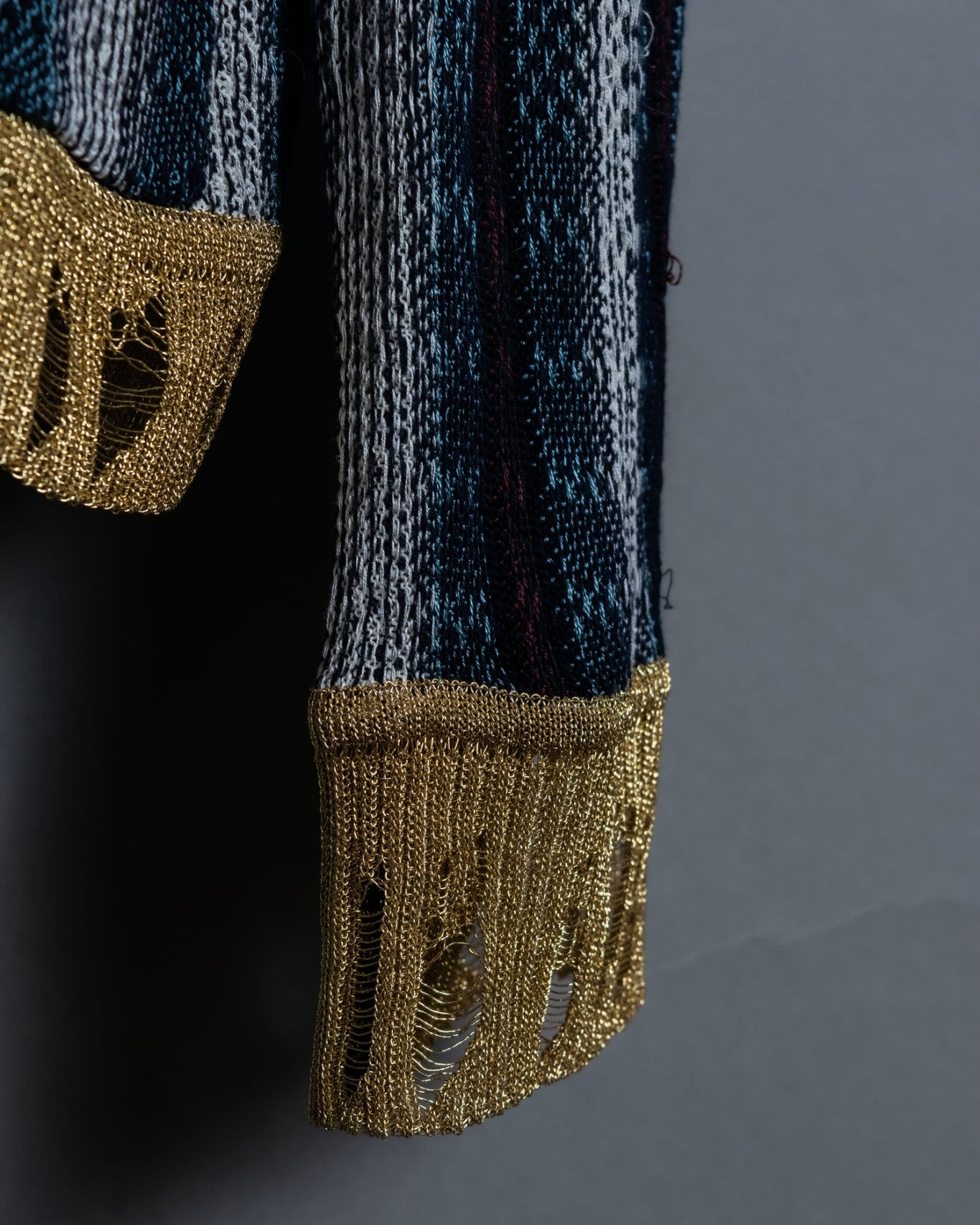"Acne Studio" Gold Rib 3 Colors Sheer Knit