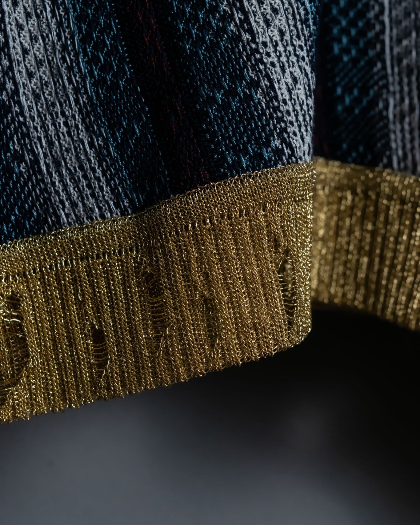 "Acne Studio" Gold Rib 3 Colors Sheer Knit