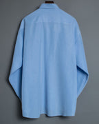 Triangle Collar Embossed Summer Long Shirt