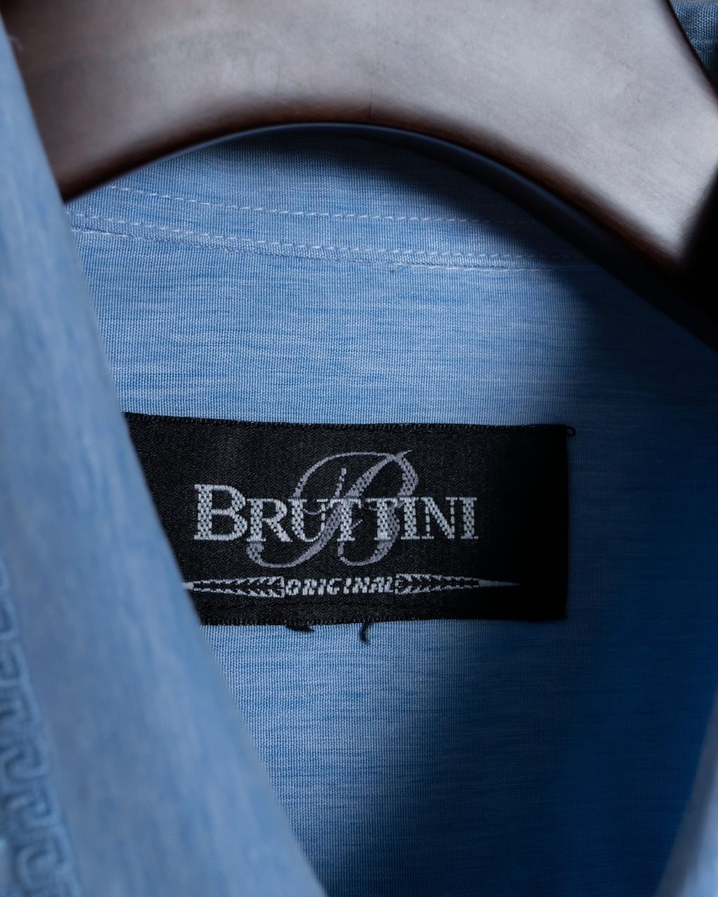 Triangle Collar Embossed Summer Long Shirt