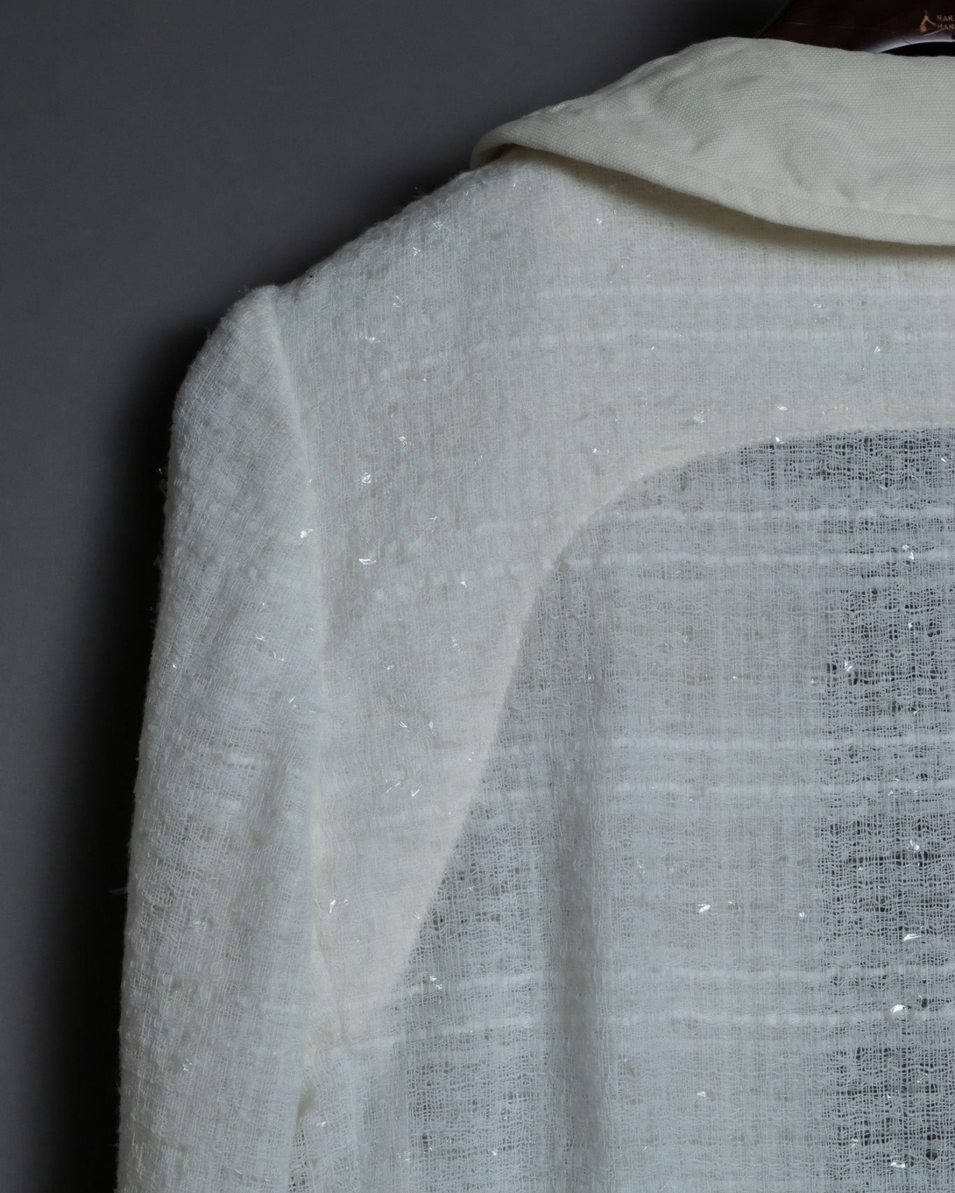 "CHLOE" Glitter Fabric Old Short Jacket