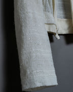 "CHLOE" Glitter Fabric Old Short Jacket