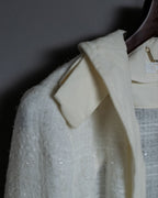 "CHLOE" Glitter Fabric Old Short Jacket