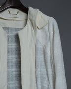 "CHLOE" Glitter Fabric Old Short Jacket