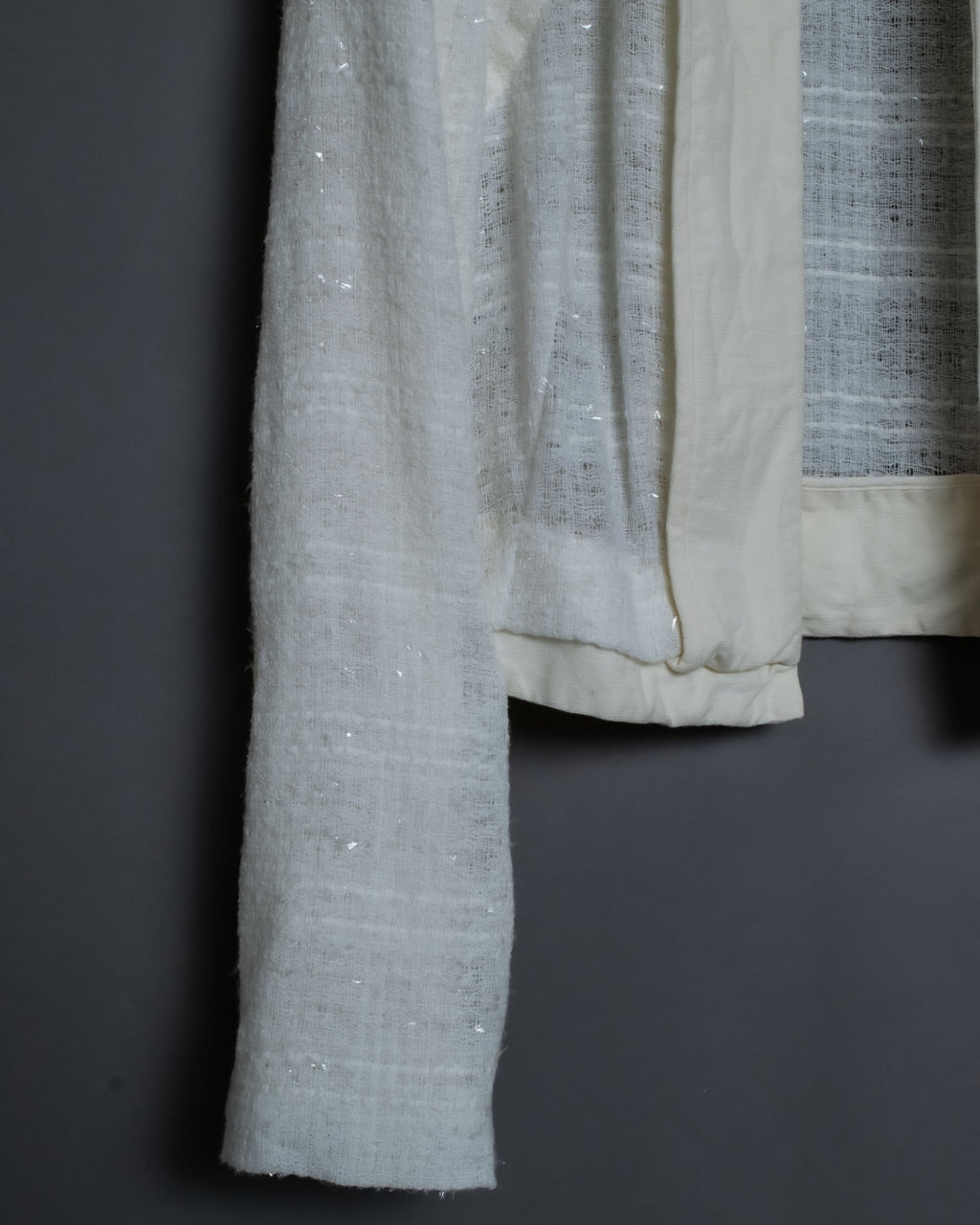 "CHLOE" Glitter Fabric Old Short Jacket
